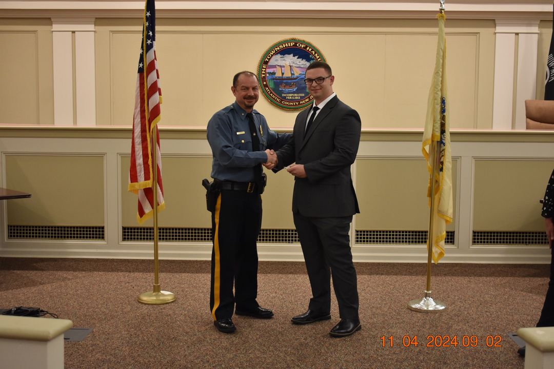 Hamilton Police Department Welcomes New Full-Time Officer