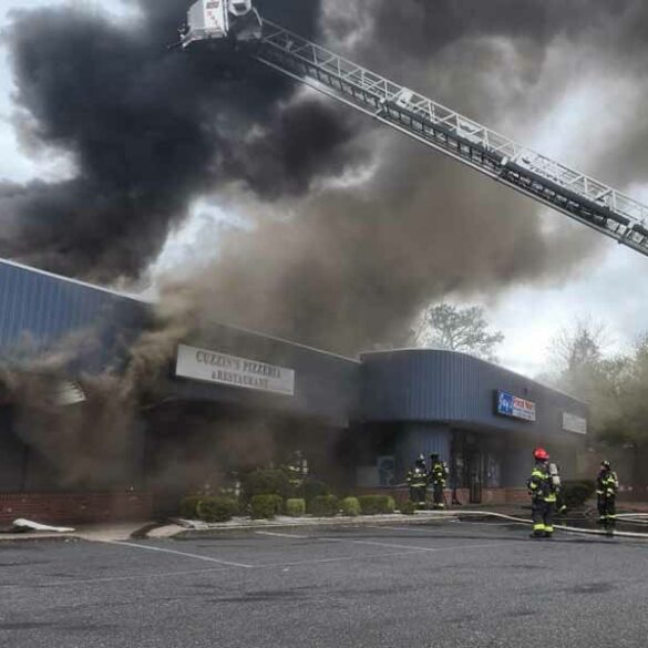 Competitor launches gofundme for brick pizzeria destroyed by fire - photo licensed by shore news network.