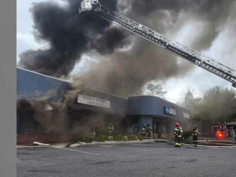 Competitor launches gofundme for brick pizzeria destroyed by fire - photo licensed by shore news network.