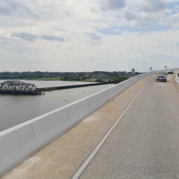 Motorcylist who was ejected into maryland river during crash reported dead - photo licensed by shore news network.