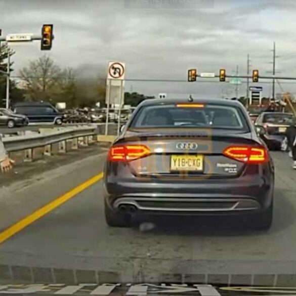 Road rage street fight caught on video in brick township - photo licensed by shore news network.