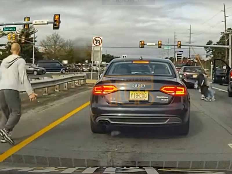 Road Rage Street Fight Caught on Video in Brick Township