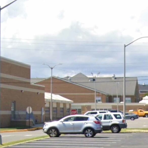 Stafford township police address unsubstantiated bomb threat at local high school - photo licensed by shore news network.