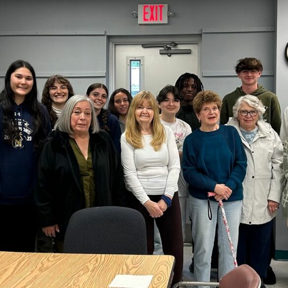 Toms river students celebrate older americans month with senior center visit - photo licensed by shore news network.