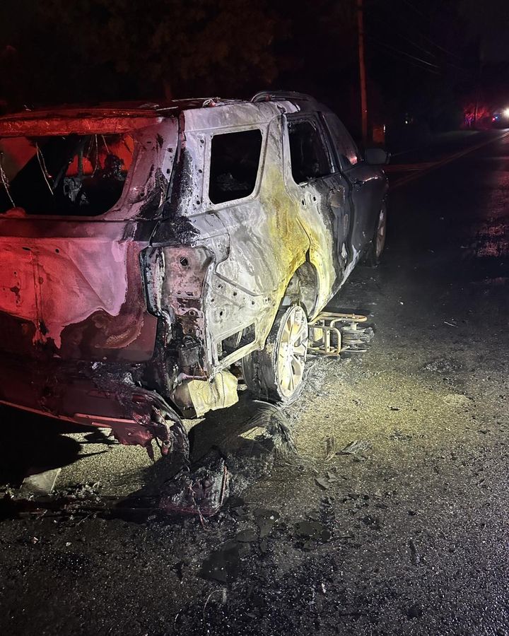 Ford Explorer Catches Fire After Crash with E-Bike, Teen Injured