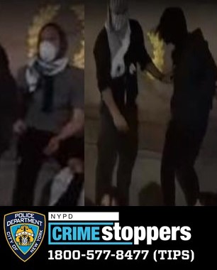 To Free Palestine, Pro-Hamas Protesters Vandalize Civil War Statue in Manhattan