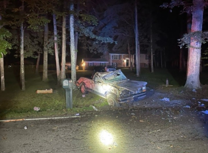 Stafford County Sheriff's Office Reports DUI Arrest Following Vehicle Crash