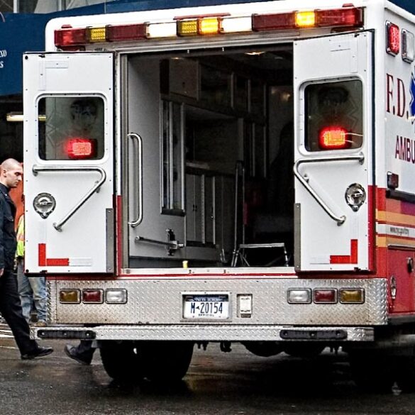 Fdny ems at crime scene in new york city. - file photo