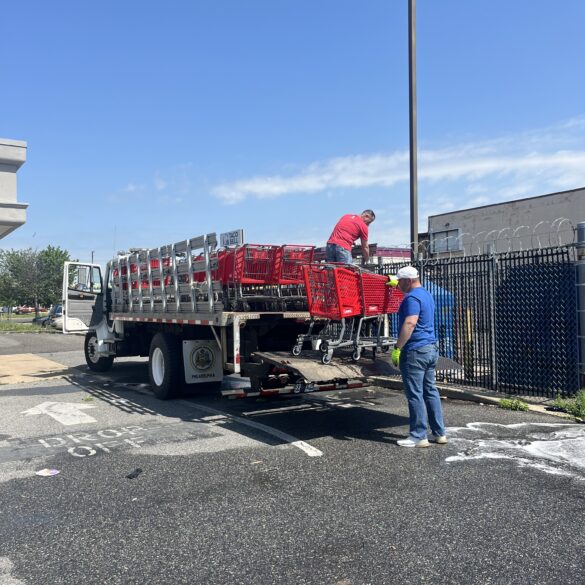 75 stolen shopping carts recovered during kensington cleanup - photo licensed by shore news network.