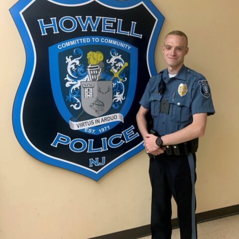 Howell police department welcomes new full-time officer - photo licensed by shore news network.