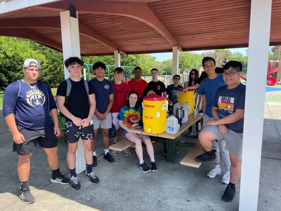 Toms River JROTC Students Volunteer to Clean Up Local Park