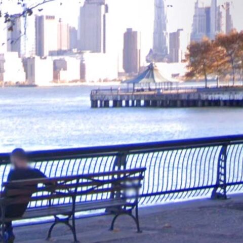 New jersey man jumps into cold hudson river to save dog - photo licensed by shore news network.