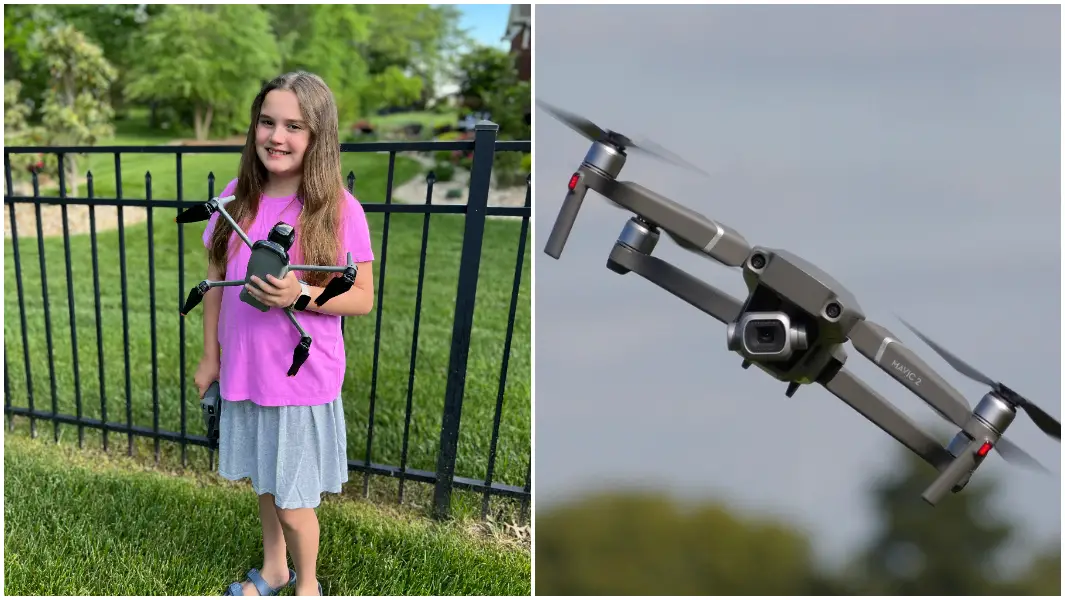 Indiana Second-Grader Becomes World's Youngest Female Drone Videographer