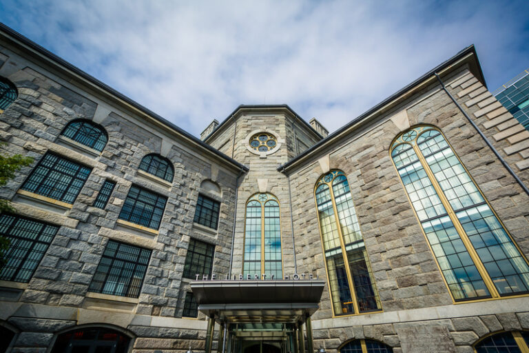 Quick response by boston police leads to arrest after liberty hotel bomb threat - photo licensed by shore news network.