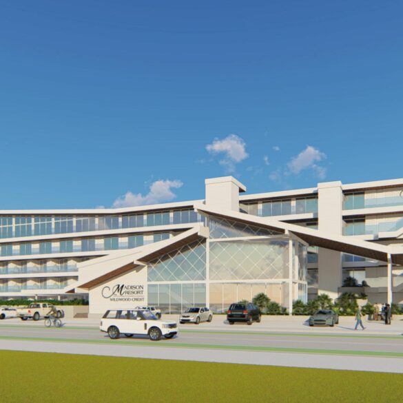 This wildwood crest 50s era motel transformed into oceanfront resort - photo licensed by shore news network.