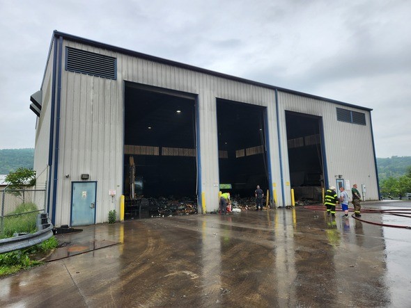 Investigation Underway After Structure Fire at Cumberland Trash Facility