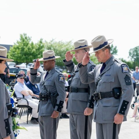 New york state police honor fallen heroes in memorial service - photo licensed by shore news network.