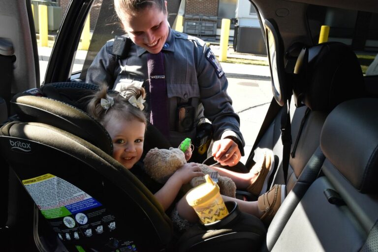 New york state police hosting child safety seat inspection event - photo licensed by shore news network.