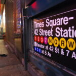 New York City Times Square Station. New York City Times Square subway station.