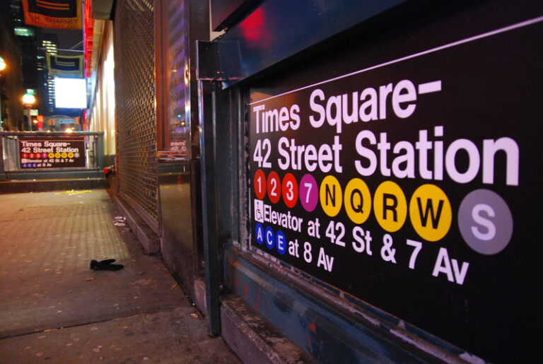 New york city times square station. New york city times square subway station.