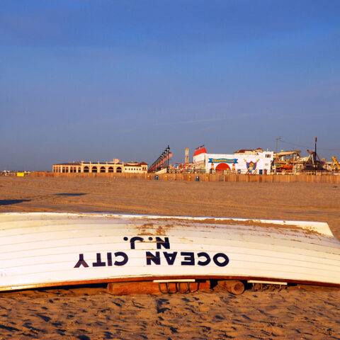 Ocean city warns of dangerous waves, rip currents as debby batters coast - photo licensed by shore news network.