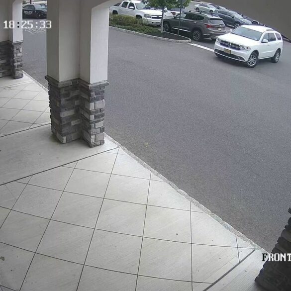 White dodge durango sought in ocean county hit and run - photo licensed by shore news network.