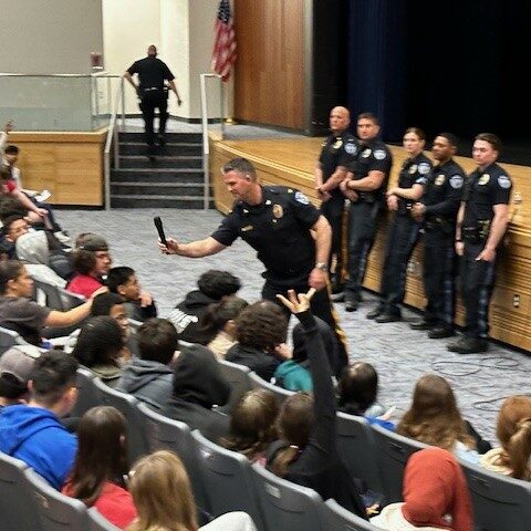 Bensalem police visit high school for driver awareness - photo licensed by shore news network.
