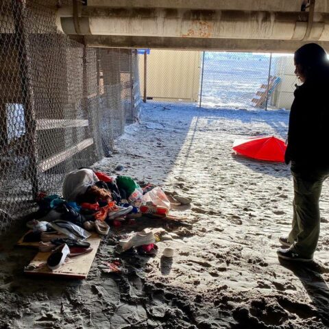 Taking care of atlantic city's boardwalk homeless population - photo licensed by shore news network.