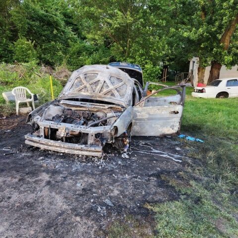 Car fire in hurlock appears to be arson-related according to investigators - photo licensed by shore news network.