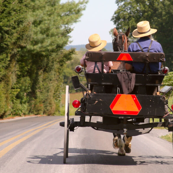 Increased horse and buggy traffic expected on lancaster roads for ascension day - photo licensed by shore news network.