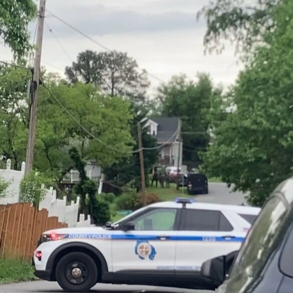 Dundalk neighborhood on lockdown as police hostage negotiation team manages barricade situation - photo licensed by shore news network.
