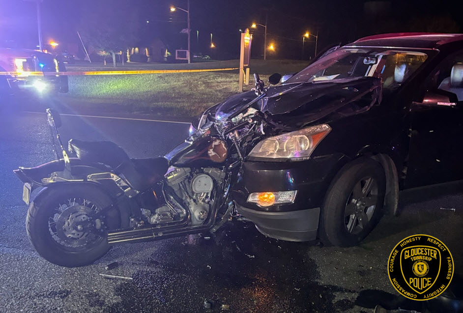 Two Injured After Motorcycle Crash in South Jersey