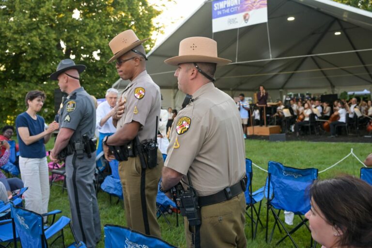 Baltimore symphony orchestra honors key bridge first responders at tribute concert - photo licensed by shore news network.