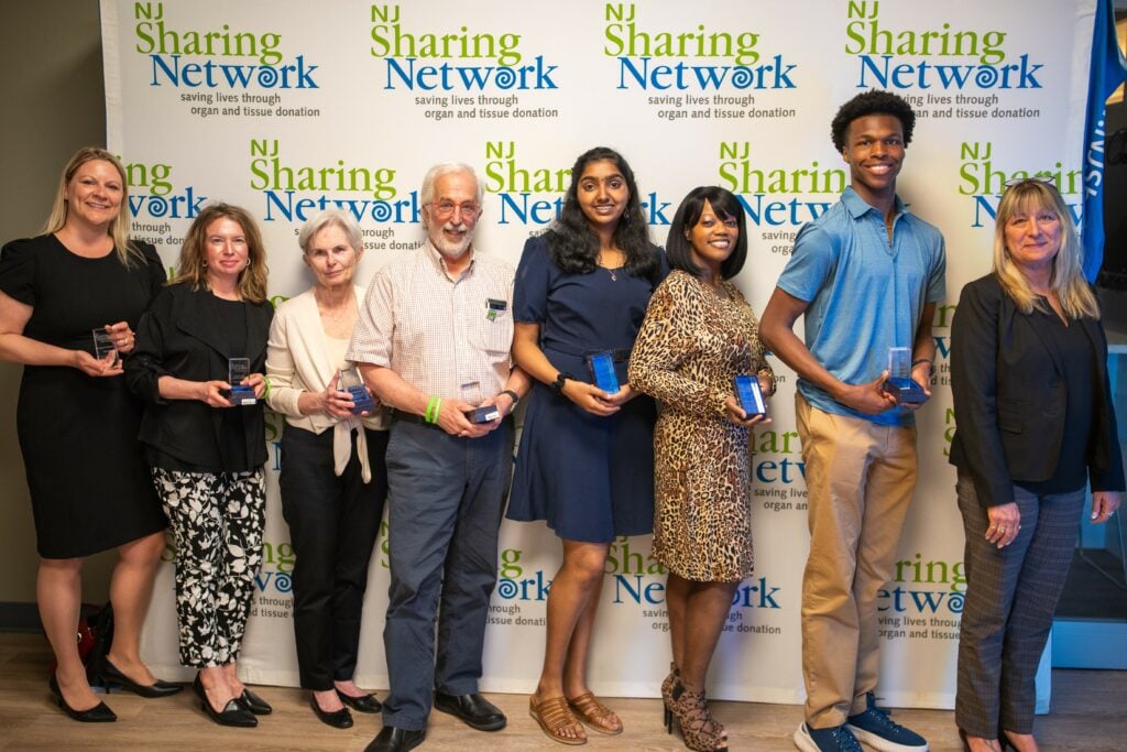 NJ Sharing Network Honors Local Volunteers for Their Lifesaving Contributions