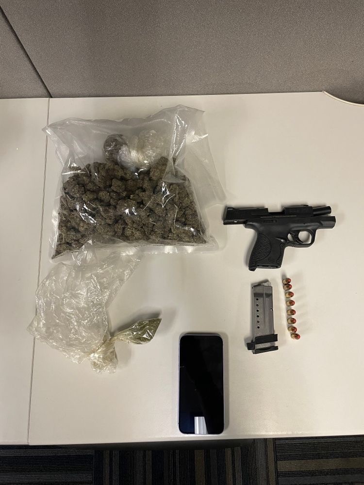 Vehicle Stop in Inner Harbor Uncovers Handgun and Active Warrant