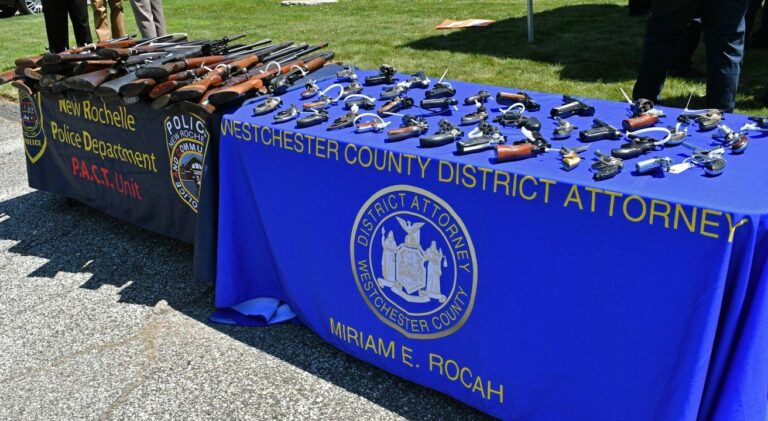 Successful gun buyback event marks start of national gun violence awareness month in new rochelle - photo licensed by shore news network.