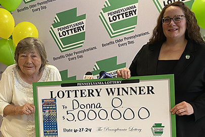 Lancaster County Woman Wins $5 Million Scratch-Off Prize