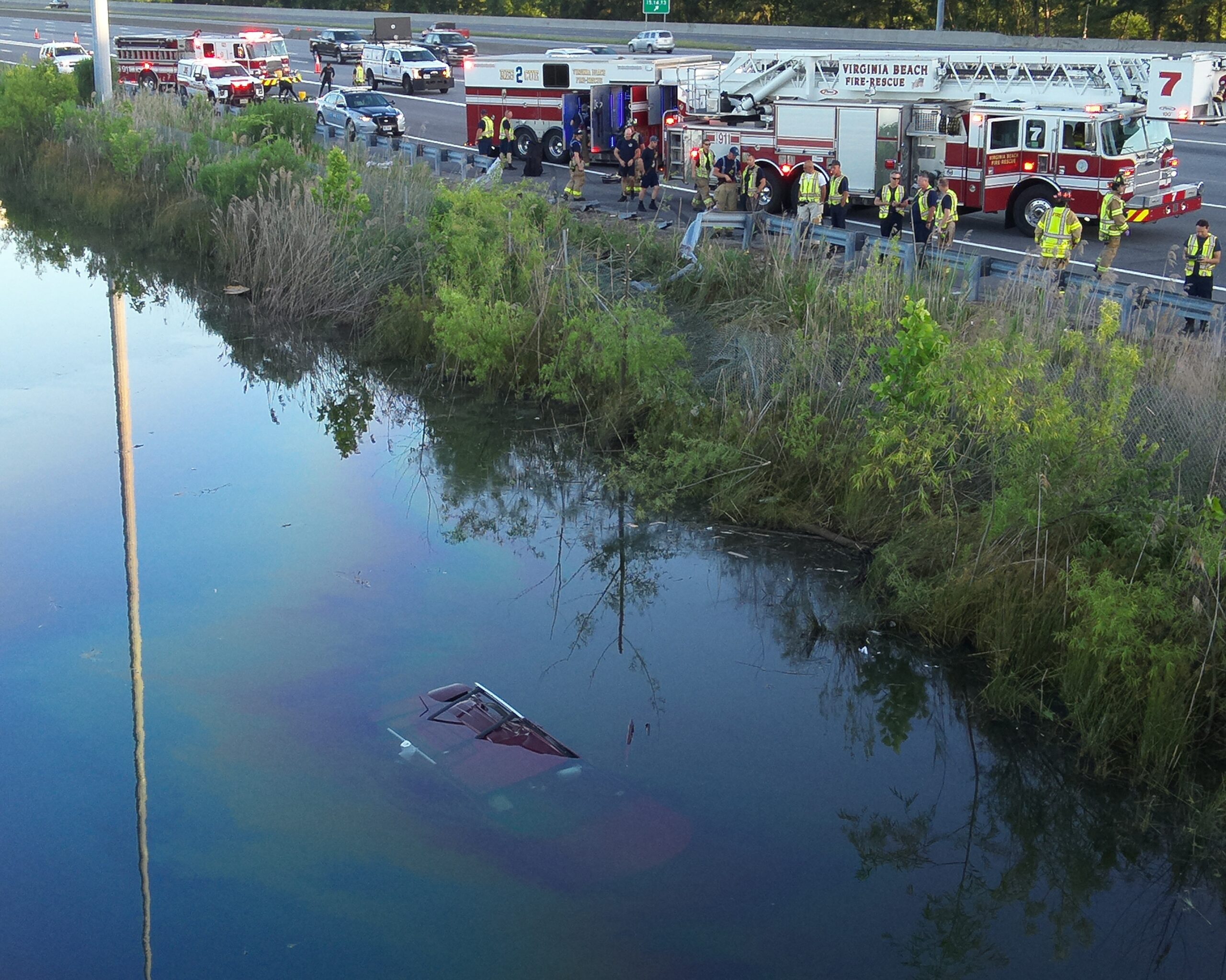 Woman Who Drove Off Virginia Highway Into Water Issued Reckless Driving Citation