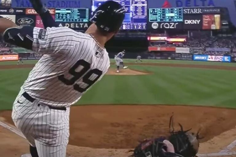 Aaron judge hits another home run.