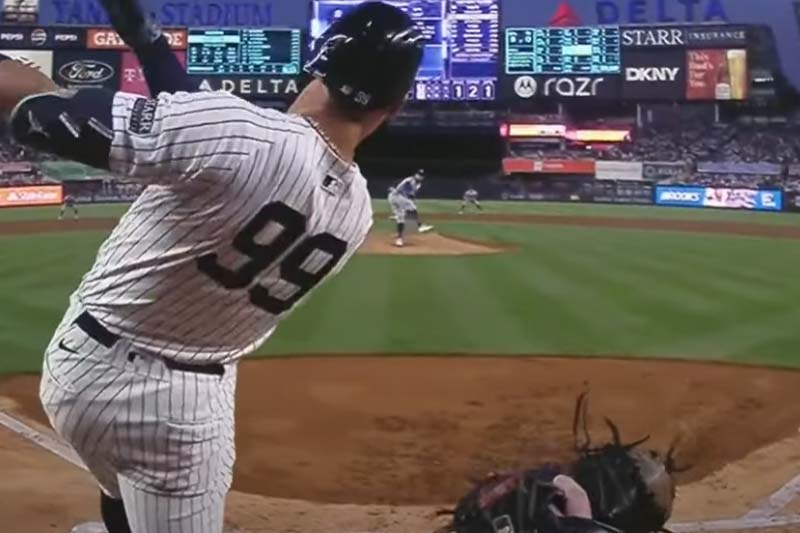 Aaron Judge hits another home run.