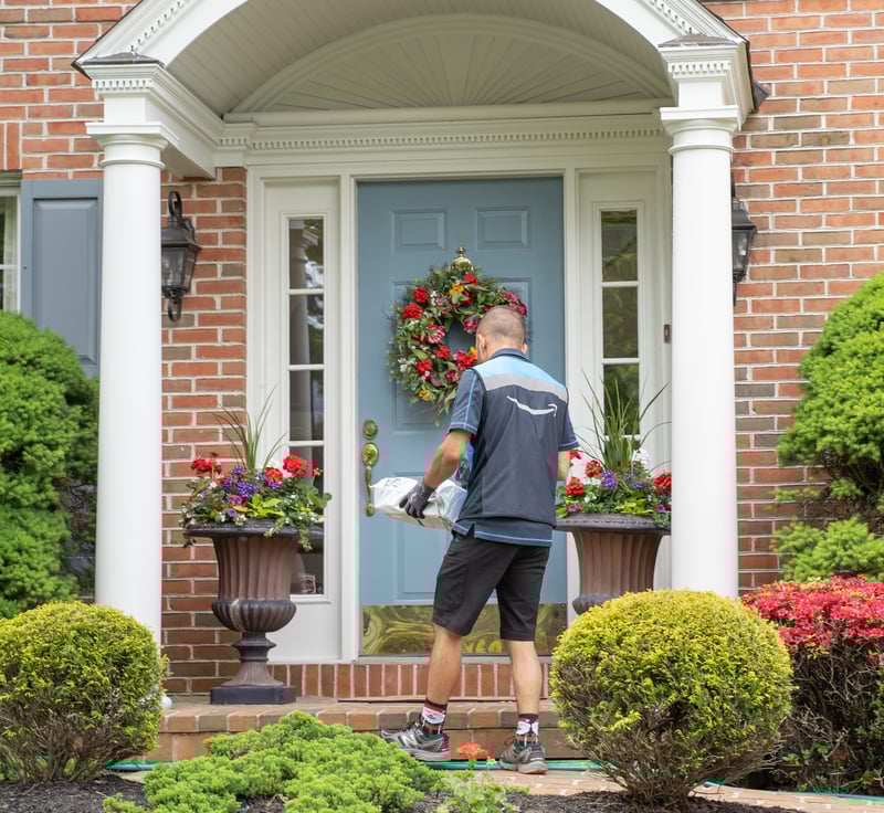 Amazon Delivery Stock Photo