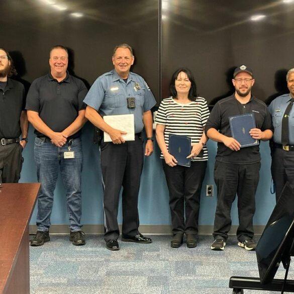 Anne arundel county police celebrate forensic services employees of the quarter - photo licensed by shore news network.