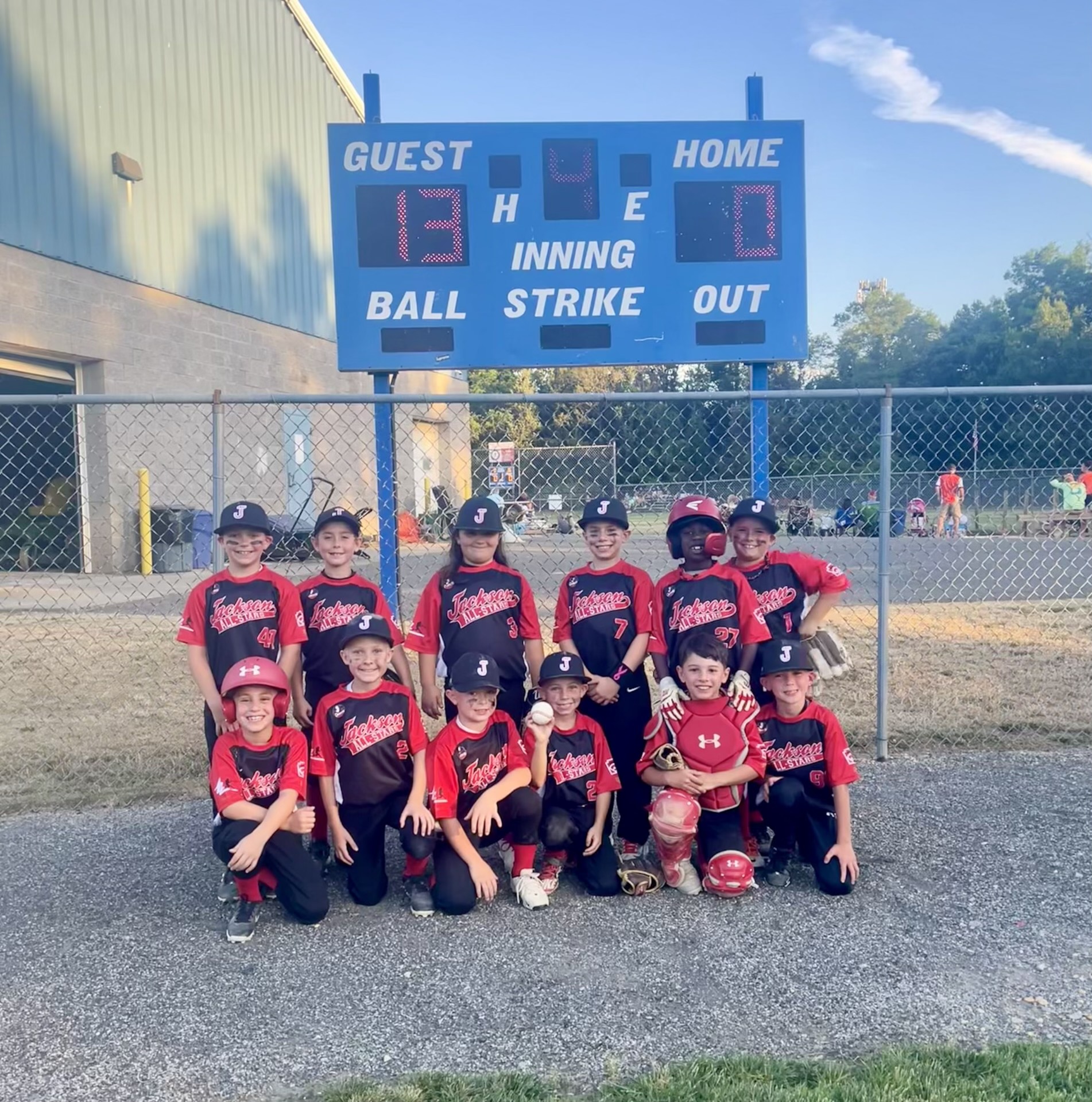 Jackson All-Stars 8u Dominate Holbrook in Youth Baseball Showdown