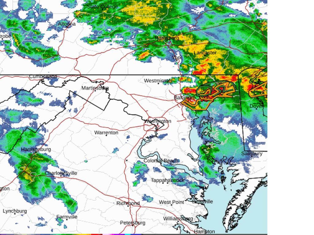 Maryland Issues Tornado Warnings and Safety Advisory