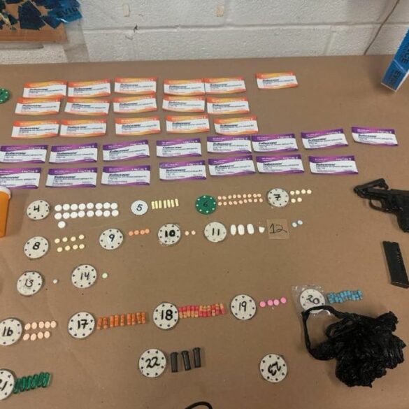 Baltimore drug and firearms arrest - photo licensed by shore news network.