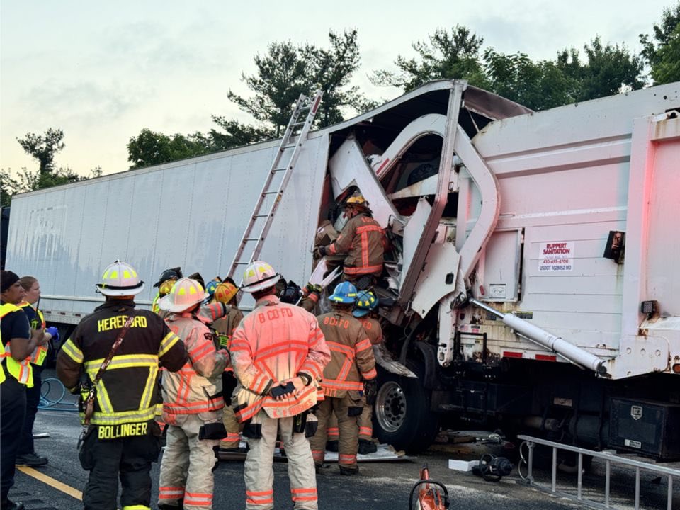 Collision on I-83 Causes Major Traffic Delays North of Baltimore