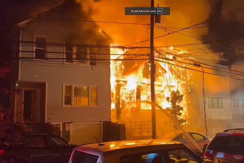 Major Fire in North Jersey Leaves Four Homes Damaged, Twenty Displaced