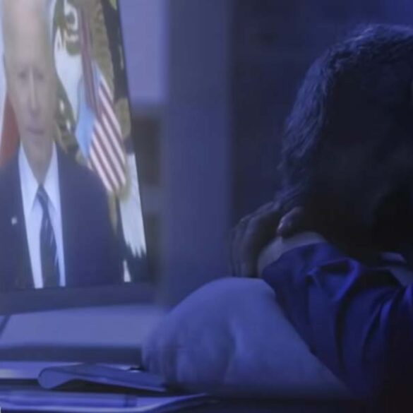 Trump shares savage bidenica sleep aid parody on truth social - photo licensed by shore news network.