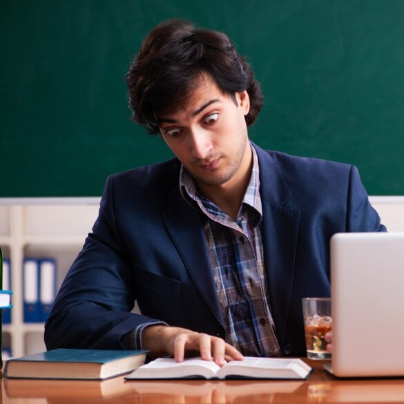 It's not illegal to teach drunk! Charges dropped against lit teacher - photo licensed by shore news network.