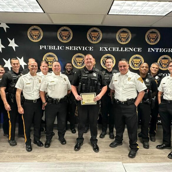 Evesham cop ran into burning home to save trapped resident - photo licensed by shore news network.